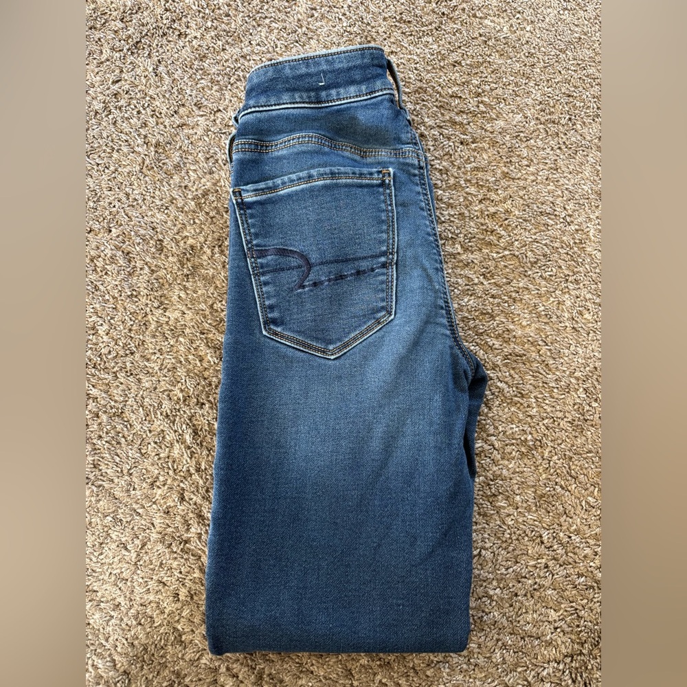 Distressed American Eagle Jeans